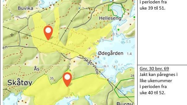 Lenke til artikkel: Informasjon om jakt på Skåtøy i 2026