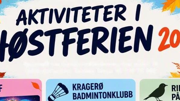 Lenke til artikkel: Spennende høstferieaktiviteter for barn og unge i Kragerø