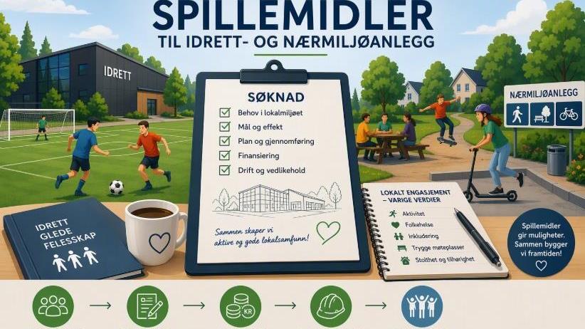 Lenke til artikkel: Innmelding av nye anlegg - revisjon av prioriteringsliste for Idretts- og nærmiljøanlegg 