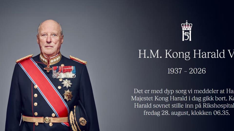 Lenke til artikkel: Kong Harald V  - 21. februar 1937–28. august 2026
